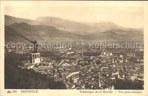 Seilbahn Bastille Grenoble  Kat. Bahnen