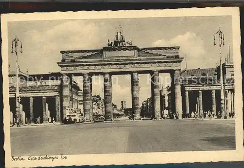 Brandenburgertor Berlin  Kat. Gebude und Architektur