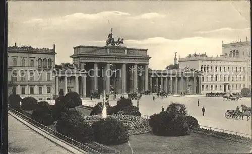 Brandenburgertor Berlin Pariser Platz Kat. Gebude und Architektur