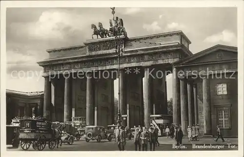 Brandenburgertor Berlin Kat. Gebude und Architektur