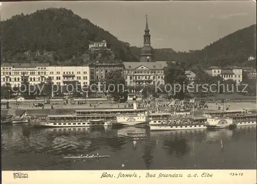 Dampfer Seitenrad Leipzig Bad Schandau  Kat. Schiffe