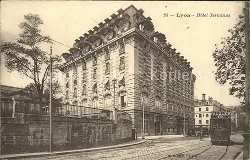 Strassenbahn Lyon Hotel Terminus Kat. Strassenbahn