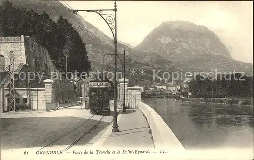 Strassenbahn Grenoble Porte de la Tronche Saint Eynard  Kat. Strassenbahn