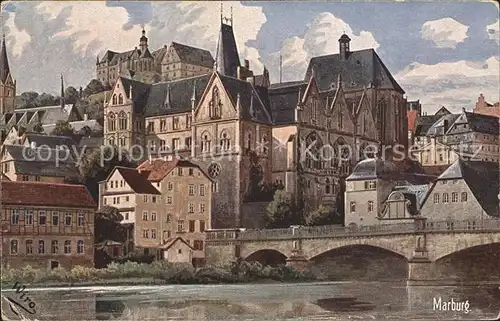 Verlag Wiedemann WIRO Nr. 2211 B Marburg Universitaet Schloss  Kat. Verlage