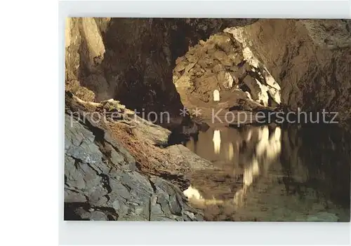 Hoehlen Caves Grottes Lac Souterrain St. Leonard  Kat. Berge