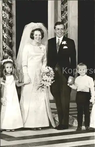 Adel Niederlande Hochzeit Prinzessin Beatrix Prinz Claus  Kat. Koenigshaeuser