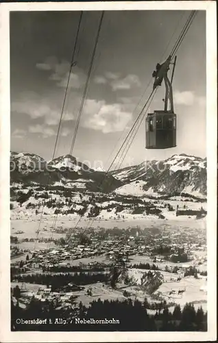 Seilbahn Nebelhorn Oberstdorf Allgaeu  Kat. Bahnen