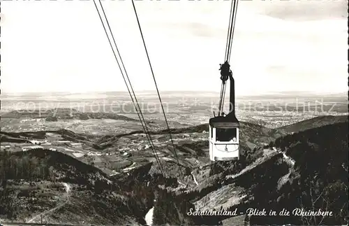 Seilbahn Schauinsland Schwarzwald  Kat. Bahnen