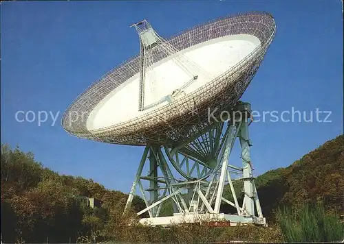 Astronomie Radioteleskop Effelsberg Bad Muenstereifel Kat. Wissenschaft Science