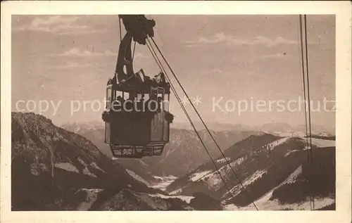 Seilbahn Buergeralpl Kat. Bahnen