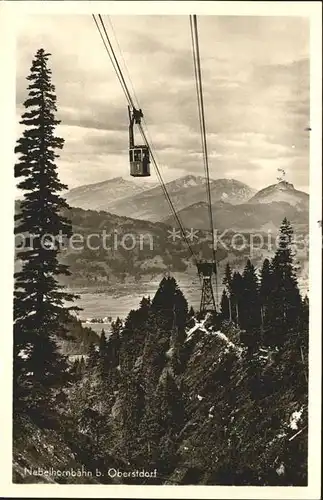 Seilbahn Nebelhorn Oberstdorf  Kat. Bahnen