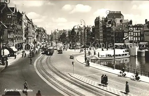 Strassenbahn Amsterdam Rokin Kat. Strassenbahn