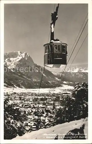 Seilbahn Wankbahn Garmisch Partenkirchen Waxenstein Zugspitze Daniel Kat. Bahnen