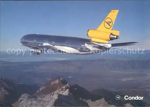 Flugzeuge Zivil Condor DC 10 30 Kat. Airplanes Avions