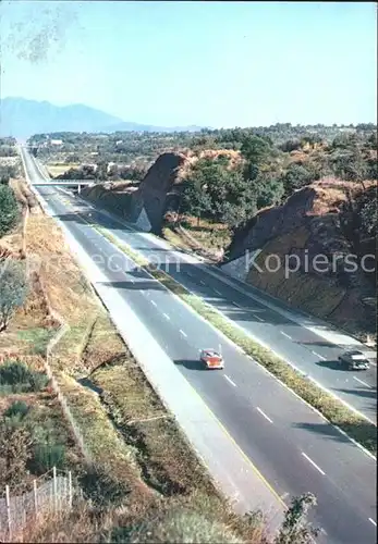 Autobahn Autodtrada del Sole Tratto Roma Napoli Kat. Autos