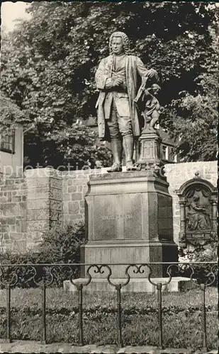 Bach Johann Sebastian Denkmal Eisenach Kat. Komponist