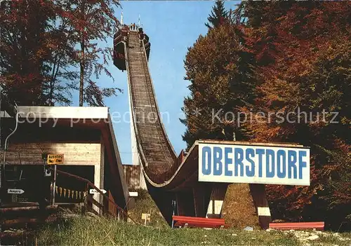 Ski Flugschanze Heini Klopfer Oberstdorf Birgsautal  Kat. Sport