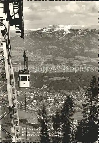 Seilbahn Goldeck Spittal Millstaettersee Seeboden Kat. Bahnen