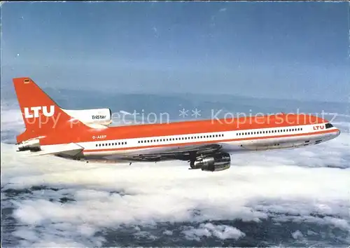 Flugzeuge Zivil LTU TriStar L 1011 1  Kat. Airplanes Avions