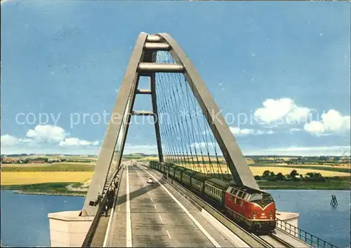 Eisenbahn Fehmarnsund Bruecke Vogelfluglinie Deutschland Daenemark  Kat. Eisenbahn