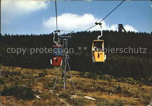 Seilbahn Wurmberg Braunlage Oberharz Kat. Bahnen