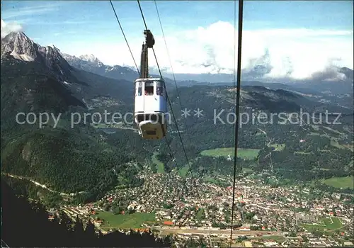 Seilbahn Karwendel Mittenwald  Kat. Bahnen