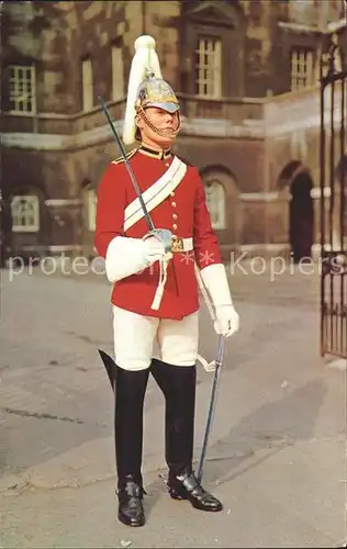 Leibgarde Wache Life Guards Sentry London Kat. Polizei