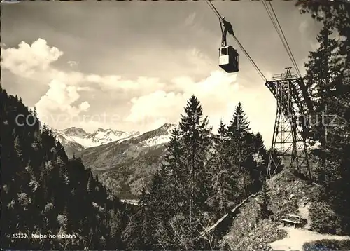 Seilbahn Nebelhorn Oberstdorf  Kat. Bahnen