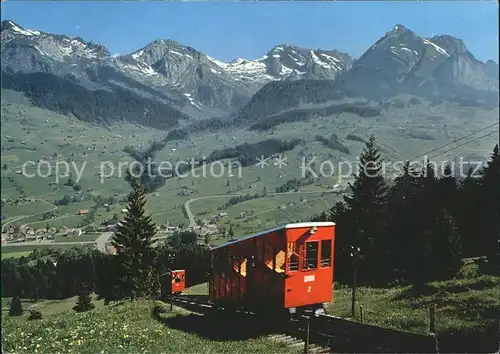 Zahnradbahn Unterwasser Iltios Stoss Saentis Schafberg Kat. Bergbahn