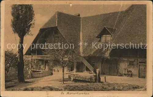 Bauernhaus Baernerburehus  Kat. Landwirtschaft