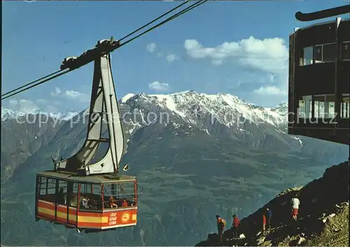 Seilbahn Panorama Restaurant Signina Laax Flims Crap S. Gion  Kat. Bahnen