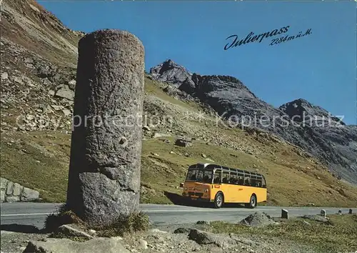 Postauto Julierpass  Kat. Post