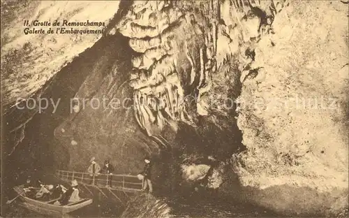 Hoehlen Caves Grottes Remouchamps Galerie de l Embarquement  Kat. Berge