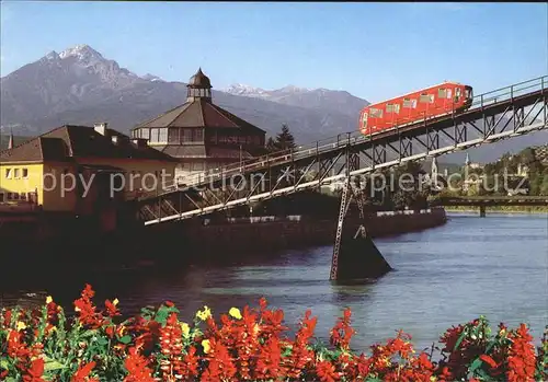 Zahnradbahn Hungerburgbahn Talstation Nockspitze Innsbruck Kat. Bergbahn