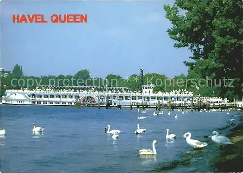 Dampfer Seitenrad Berlin Havel Queen Kat. Schiffe