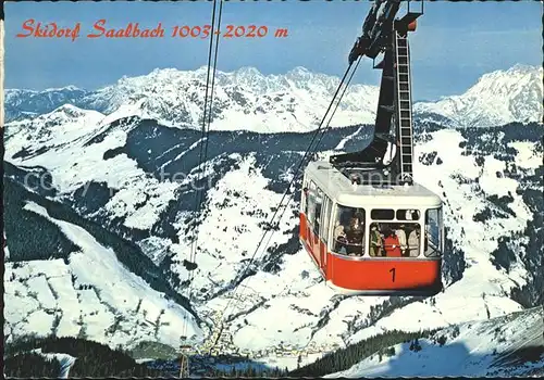 Seilbahn Saalbach Schattberg Kat. Bahnen