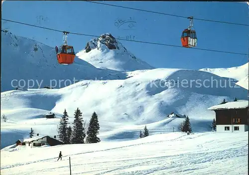 Seilbahn Geils Hahnenmoos Adelboden Regenbolshorn Kat. Bahnen