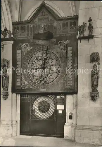 Uhren Astronomische Dom Uhr Muenster Westfalen Kat. Technik