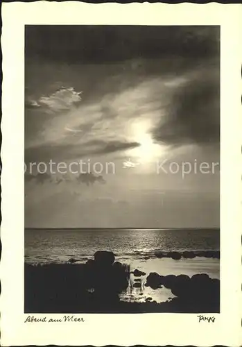 Foto Popp Nr. Abend am Meer  Kat. Fotografie