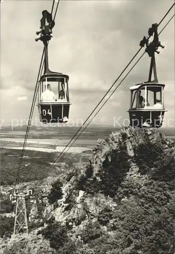 Seilbahn Thale Harz  Kat. Bahnen