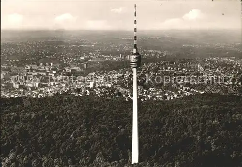 Fernsehturm Funkturm Stuttgart Fliegeraufnahme Kat. Gebaeude