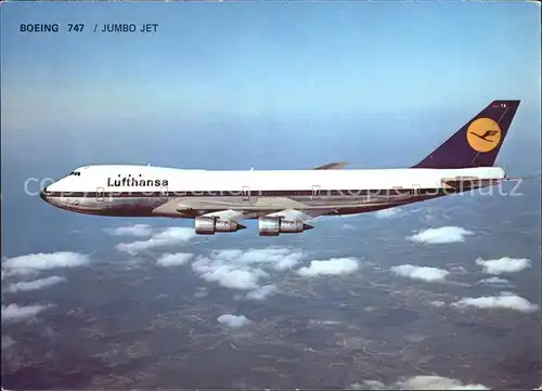 Lufthansa Boeing 747 Jumbo Jet Kat. Flug