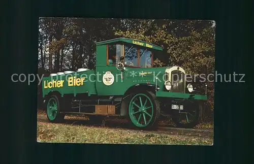 Bier Oldtimer Brauerei Ihrig Melchior KG Lich Hessen  Kat. Lebensmittel