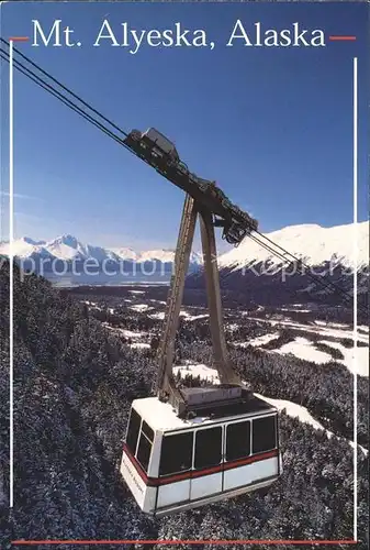 Seilbahn Mount Alyeska Alaska Kat. Bahnen