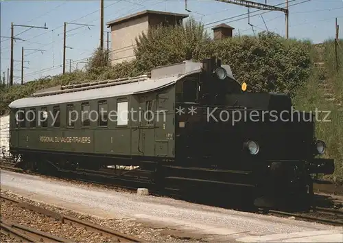 Eisenbahn Chemin de fer Regional Val de Travers Triebwagen ABm 2 5 9 Kat. Eisenbahn