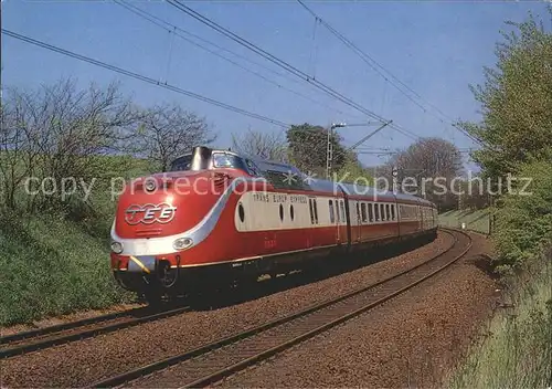 Eisenbahn Diesel Schnelltriebwagenzug 601 014 Tee Triebzug  Kat. Eisenbahn