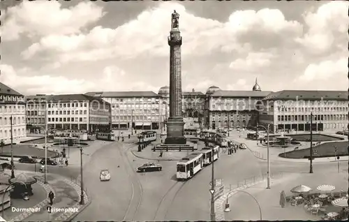 Strassenbahn Darmstadt Luisenplatz Kat. Strassenbahn