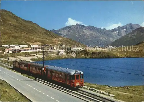 Eisenbahn Furka Oberalp Bahn Oberalp Passhoehe Kat. Eisenbahn