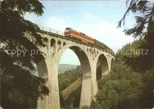 Viadukte Viaduc Eisenbahn Thueringen Kat. Bruecken