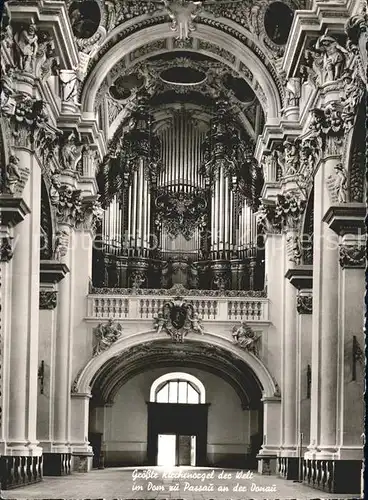 Kirchenorgel Dom Passau Kat. Musik